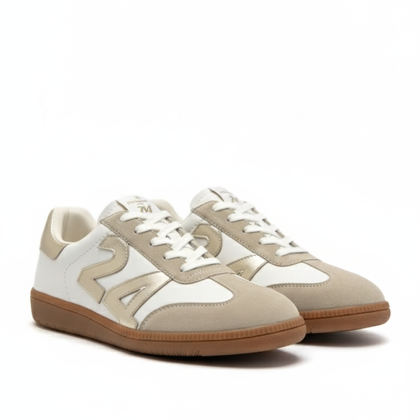 Christy - Beige/Gold/Off White